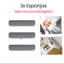 Mini Mop Automático - Aperte e Seque Sem Sujar as Mãos! Limpa e seca superfícies de forma rápida e eficiente.